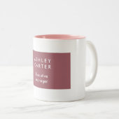 Tasse 2 Couleurs Design épuré élégant professionnel moderne (Devant droit)