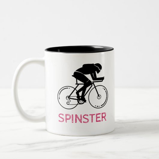 Tasse 2 Couleurs Design fun Spinster (Gauche)