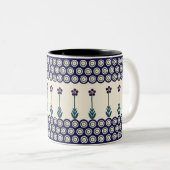 Tasse 2 Couleurs Design polonais de céramiques traditionnelles (Devant droit)