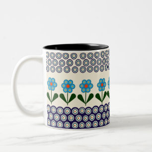 Tasse 2 Couleurs Design polonais de céramiques traditionnelles