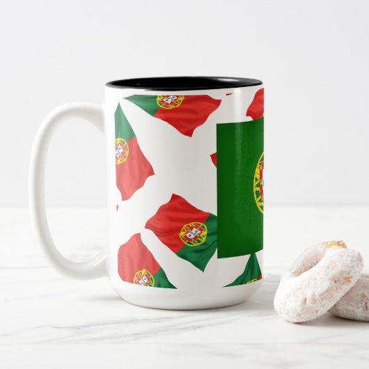 Tasse 2 Couleurs Design portugais (Avec donut)