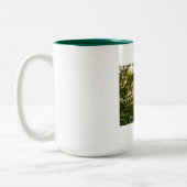 Tasse 2 Couleurs Design rose blanche (Gauche)