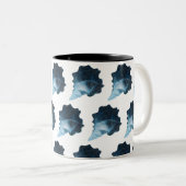 Tasse 2 Couleurs Design vectoriel Ethereal Seashell (Devant droit)