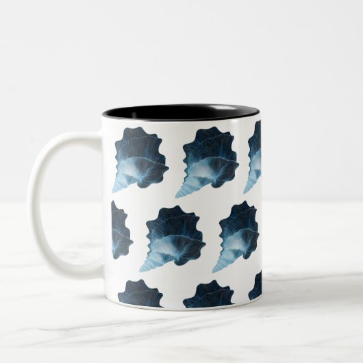 Tasse 2 Couleurs Design vectoriel Ethereal Seashell (Gauche)