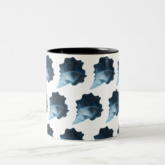 Tasse 2 Couleurs Design vectoriel Ethereal Seashell (Centre)