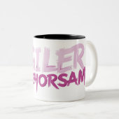 Tasse 2 Couleurs Désobéissance agile (Devant droit)