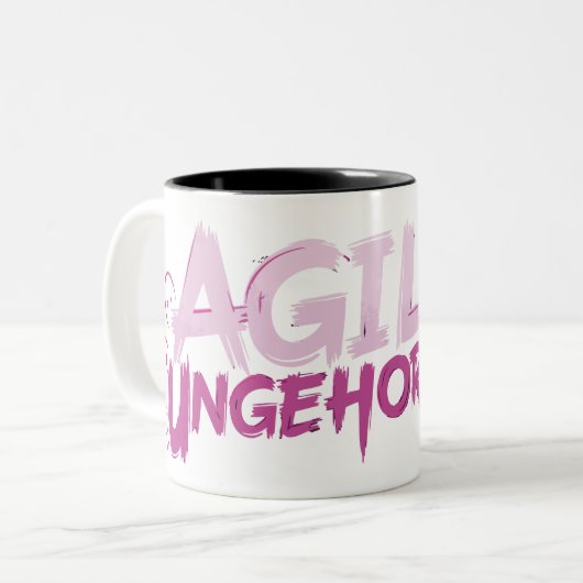 Tasse 2 Couleurs Désobéissance agile (Devant gauche)