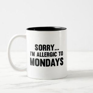 Tasse 2 Couleurs Désolé... Je suis allergique à la pâte de café du