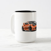 Tasse 2 Couleurs dessin 370z (Devant gauche)