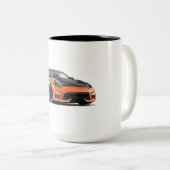 Tasse 2 Couleurs dessin 370z (Devant droit)