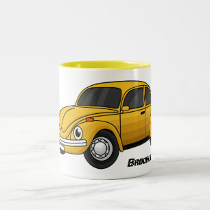 Tasse 2 Couleurs Dessin animé de voiture classique