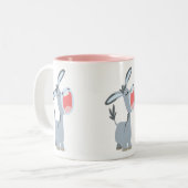 Tasse 2 Couleurs Dessin de dessin animé mignon (Devant gauche)