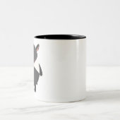 Tasse 2 Couleurs Dessin de tapir (Centre)