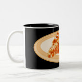 Tasse 2 Couleurs Dessin du Croissant (Gauche)
