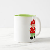 Tasse 2 Couleurs Dessin humoristique (Devant droit)