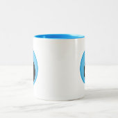 Tasse 2 Couleurs Dessin oculaire moderne (Centre)