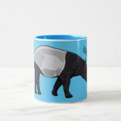 Tasse 2 Couleurs Dessin sur Tapir (Centre)