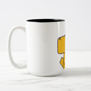 Tasse 2 Couleurs Dessins, caricatures de dinosaures, dessins animés