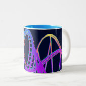Tasse 2 Couleurs Dessous de verre (Devant droit)