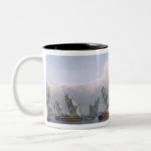 Tasse 2 Couleurs Destruction des frégates françaises L'Arianne et (Gauche)