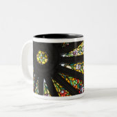 Tasse 2 Couleurs Détail de vitrail 2 (Devant gauche)