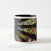 Tasse 2 Couleurs Détail de vitrail 2 (Centre)