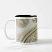Tasse 2 Couleurs Détails d'une voûte sculptée et colonnes de St (Gauche)