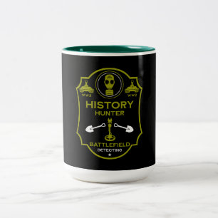 Tasse 2 Couleurs Détecteur de métal sur le champ de bataille de tra