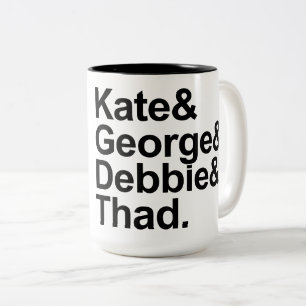 Tasse 2 Couleurs Détectives mathématiques - Kate, George, Debbie et