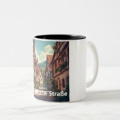 Tasse 2 Couleurs Deutschland Reise-Mug - Romantische Straße (Devant droit)