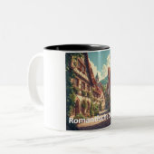 Tasse 2 Couleurs Deutschland Reise-Mug - Romantische Straße (Devant gauche)