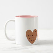 Tasse 2 Couleurs Deux biscuits sucrés et du lait (Gauche)