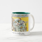Tasse 2 Couleurs Deux chats dans l'amour (Devant droit)
