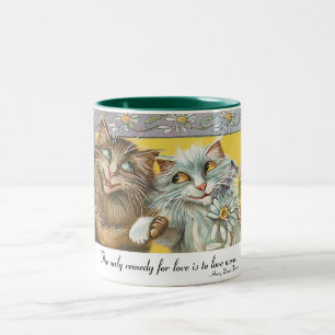 Tasse 2 Couleurs Deux chats dans l'amour