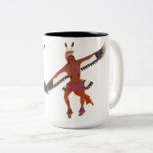 Tasse 2 Couleurs Deux danseurs d'aigle (Devant droit)