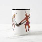 Tasse 2 Couleurs Deux danseurs d'aigle (Centre)