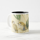 Tasse 2 Couleurs Deux moineaux (Devant gauche)