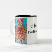 Tasse 2 Couleurs Deux monstres (Devant gauche)