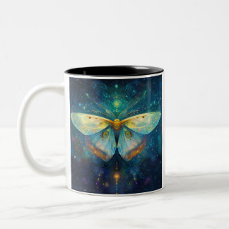 Tasse 2 Couleurs Deux papillons de nuit