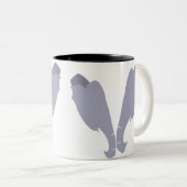 Tasse 2 Couleurs Deux têtes d'éléphant se réunissent ensemble (Devant droit)