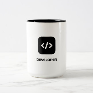 Tasse 2 Couleurs développeur