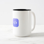Tasse 2 Couleurs développeur (Devant droit)