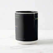 Tasse 2 Couleurs Développeur de code C++ personnalisé Café Programm (Centre)