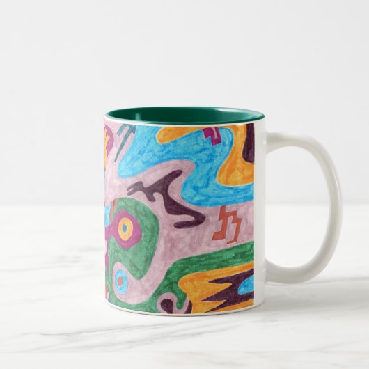 Tasse 2 Couleurs Déversement (Droit)