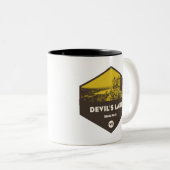 Tasse 2 Couleurs Devil's Lake State Park Wisconsin (Devant droit)