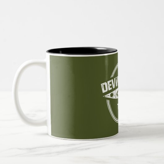 Tasse 2 Couleurs Devils River Texas Kayak (Gauche)