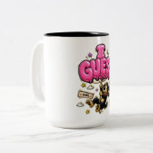 Tasse 2 Couleurs Devinez encore personnalisé drôle sarcasm (Devant gauche)