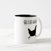 Tasse 2 Couleurs Devinez Quoi ? Beurre de poulet, Odeur de poulet (Devant droit)