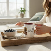 Tasse 2 Couleurs Dévotion sculptée Marie en bois