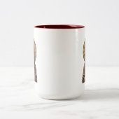 Tasse 2 Couleurs Dévotion sculptée Marie en bois (Centre)